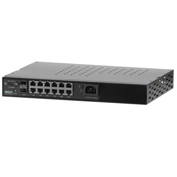 Switch poe administrable 12 ports + 2 sfp netonix